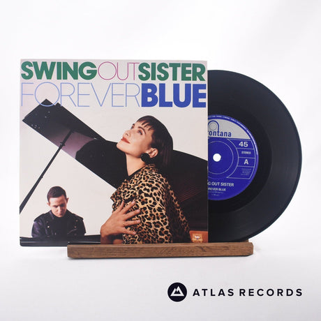 Swing Out Sister Forever Blue 7" Vinyl Record - Front Cover & Record