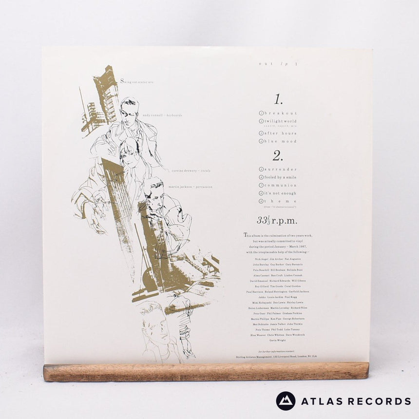 Swing Out Sister - It's Better To Travel - Townhouse LP Vinyl Record - EX/EX