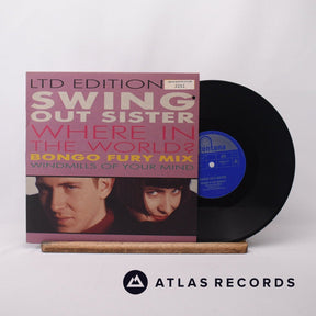 Swing Out Sister Where In The World 10" Vinyl Record - Front Cover & Record