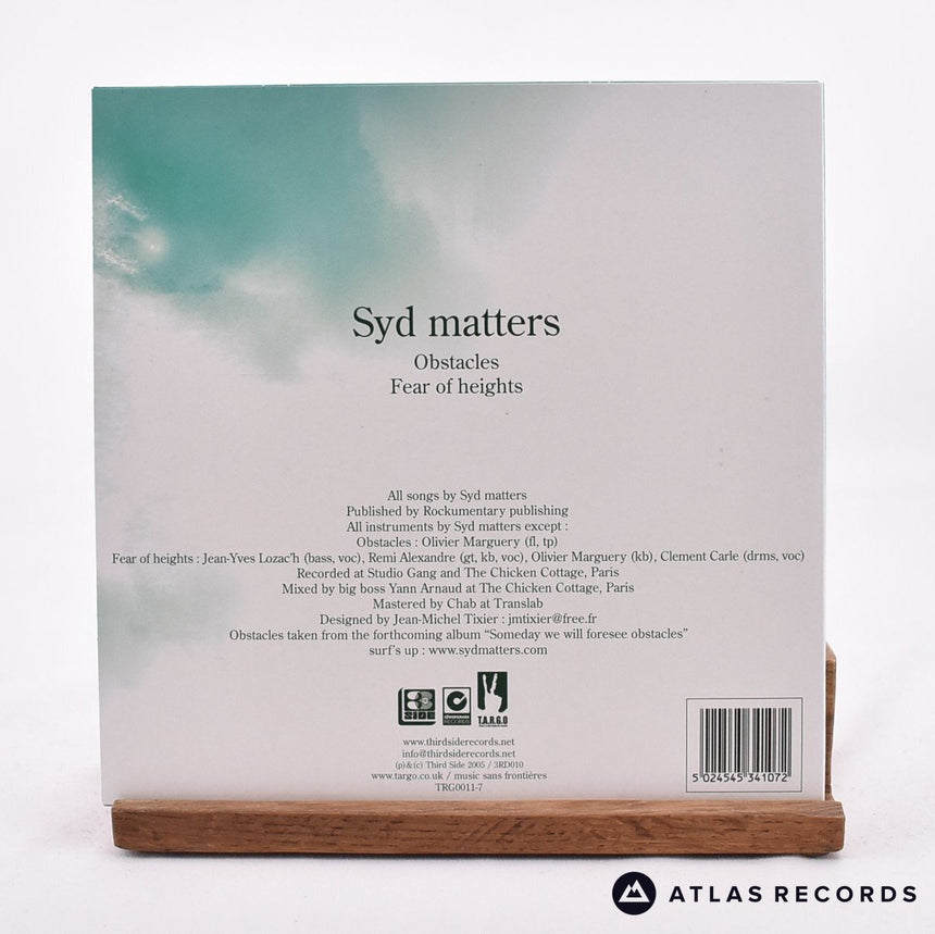 Syd Matters - Obstacles - 7" Vinyl Record - NM/NM