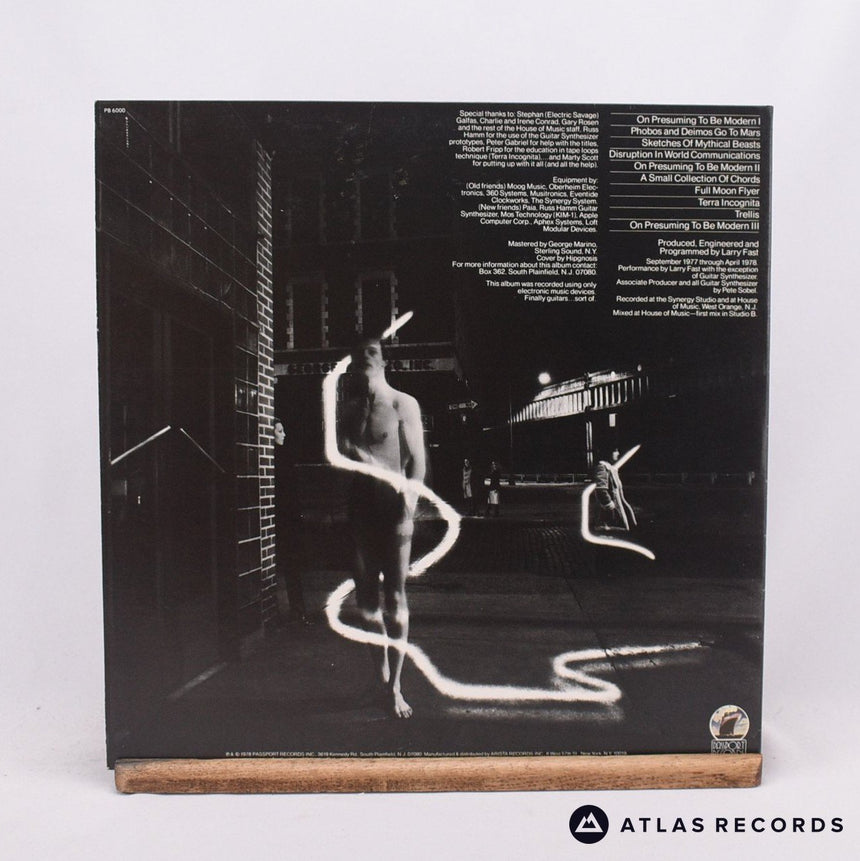 Synergy - Cords - Clear Sterling Gatefold Us Press LP Vinyl Record - EX/EX