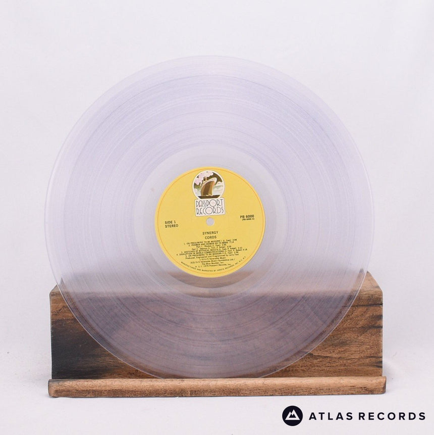 Synergy - Cords - Clear Sterling Gatefold Us Press LP Vinyl Record - EX/EX