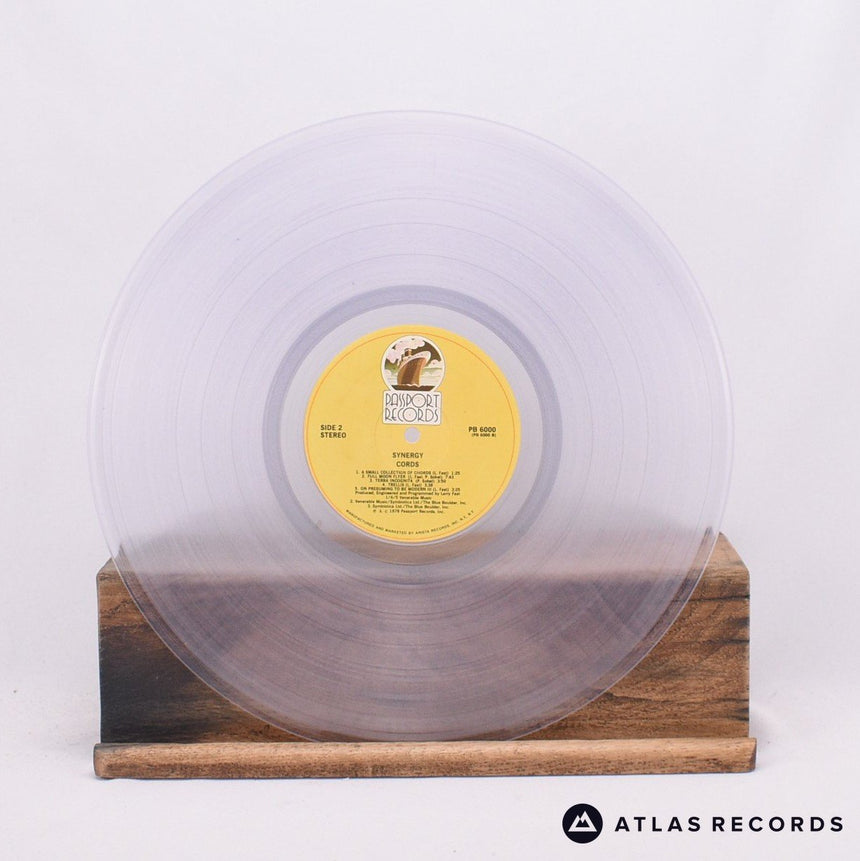 Synergy - Cords - Clear Sterling Gatefold Us Press LP Vinyl Record - EX/EX