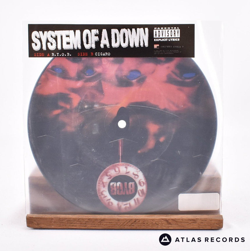 System Of A Down B.Y.O.B. 7" Vinyl Record - Front Cover & Record