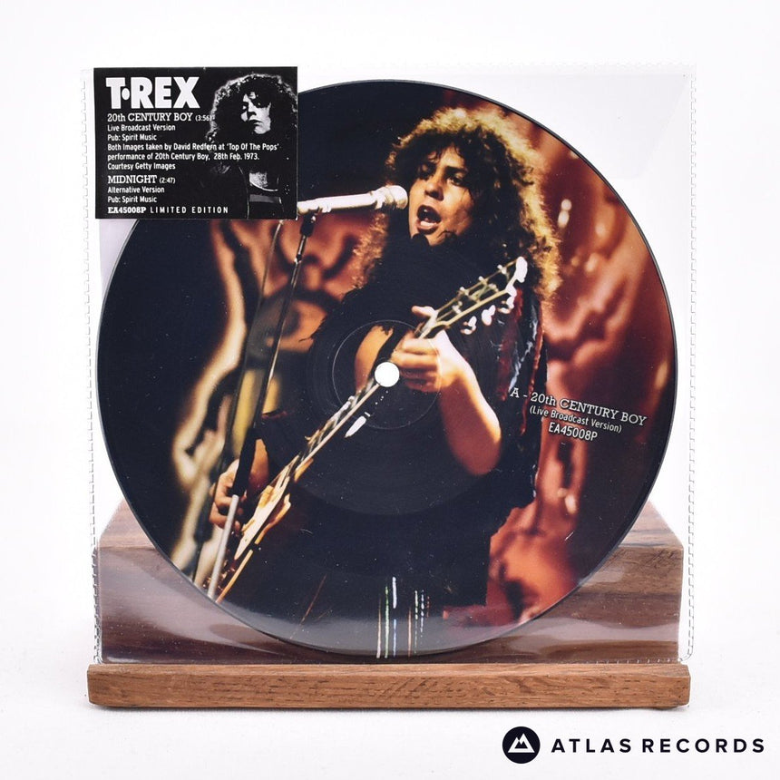 T. Rex 20th Century Boy 7" Vinyl Record - Front Cover & Record