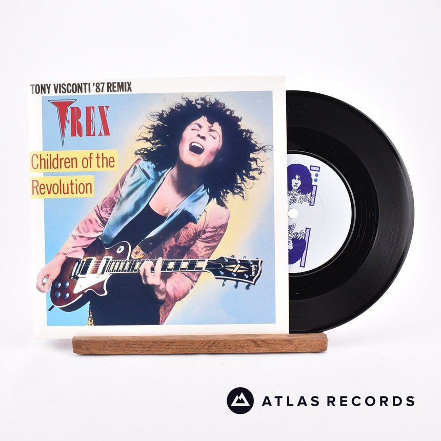 T. Rex Children Of The Revolution 7" Vinyl Record - Front Cover & Record
