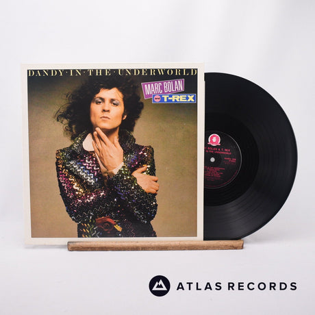 T. Rex Dandy In The Underworld LP Vinyl Record - Front Cover & Record