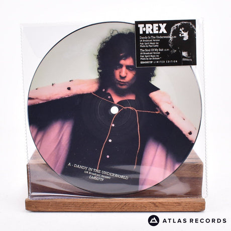T. Rex Dandy In The Underworld 7" Vinyl Record - Front Cover & Record
