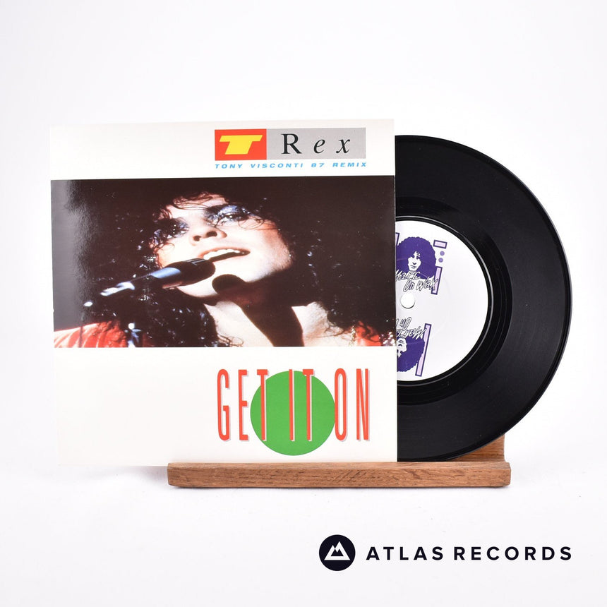 T. Rex Get It On 7" Vinyl Record - Front Cover & Record