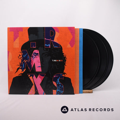 T. Rex Remixes 3 x LP Vinyl Record - Front Cover & Record
