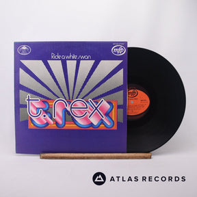 T. Rex Ride A White Swan LP Vinyl Record - Front Cover & Record