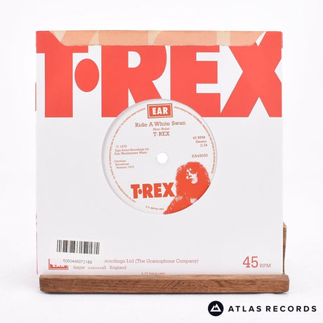 T. Rex - Ride A White Swan - White Limited Edition 7" Vinyl Record - VG+/EX
