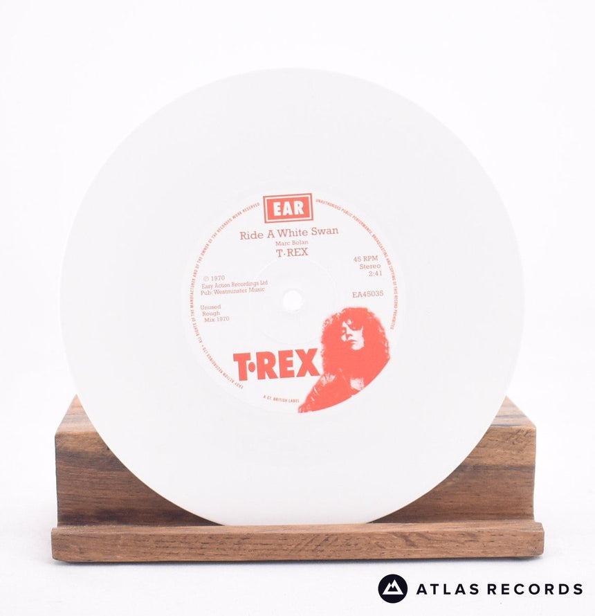 T. Rex - Ride A White Swan - White Limited Edition 7" Vinyl Record - EX/EX