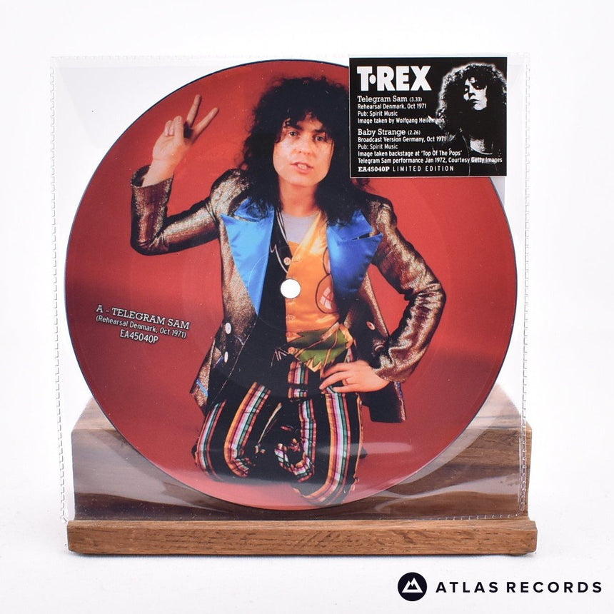 T. Rex Telegram Sam 7" Vinyl Record - Front Cover & Record