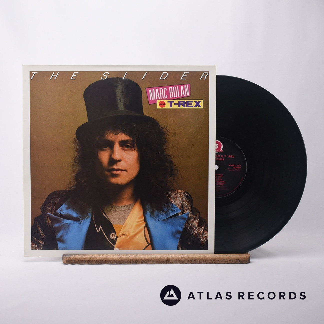 T. Rex The Slider LP Vinyl Record - Front Cover & Record