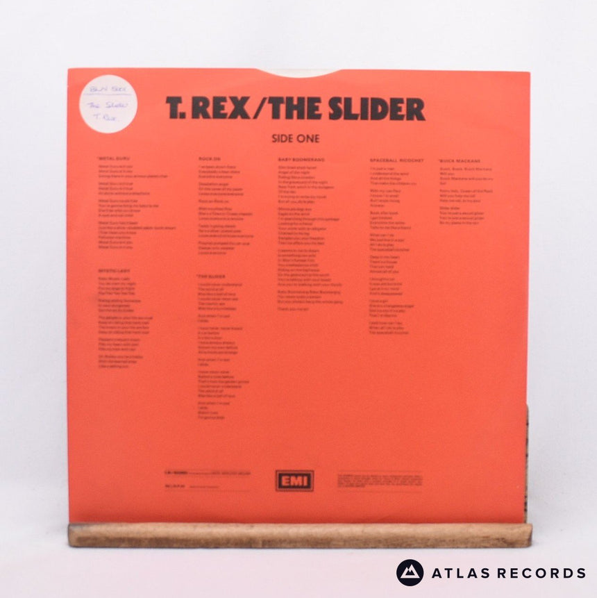 T. Rex - The Slider - First Uk Press A-2 B-2 LP Vinyl Record - VG+/EX