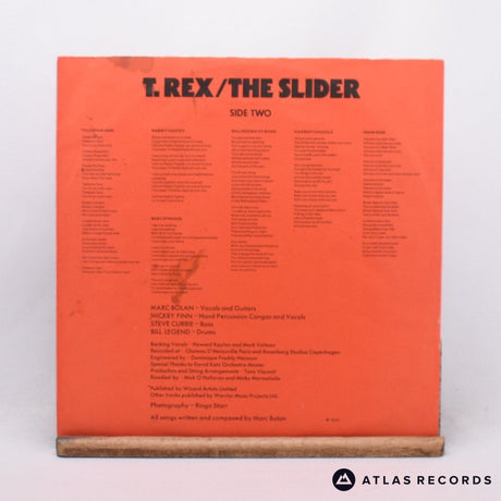 T. Rex - The Slider - A-2 B-2 LP Vinyl Record - VG/VG+