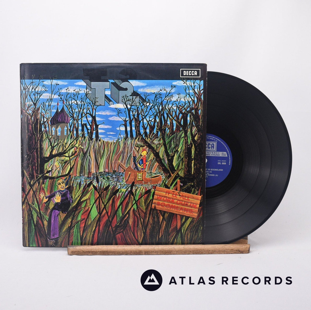 T2 It'll All Work Out In Boomland LP Vinyl Record - Front Cover & Record