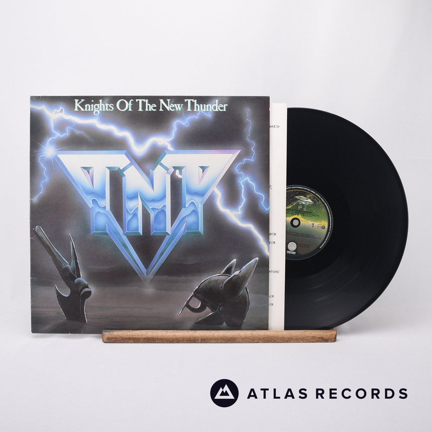 TNT - Knights Of The New Thunder - 1Y 2Y LP Vinyl Record - EX/VG+