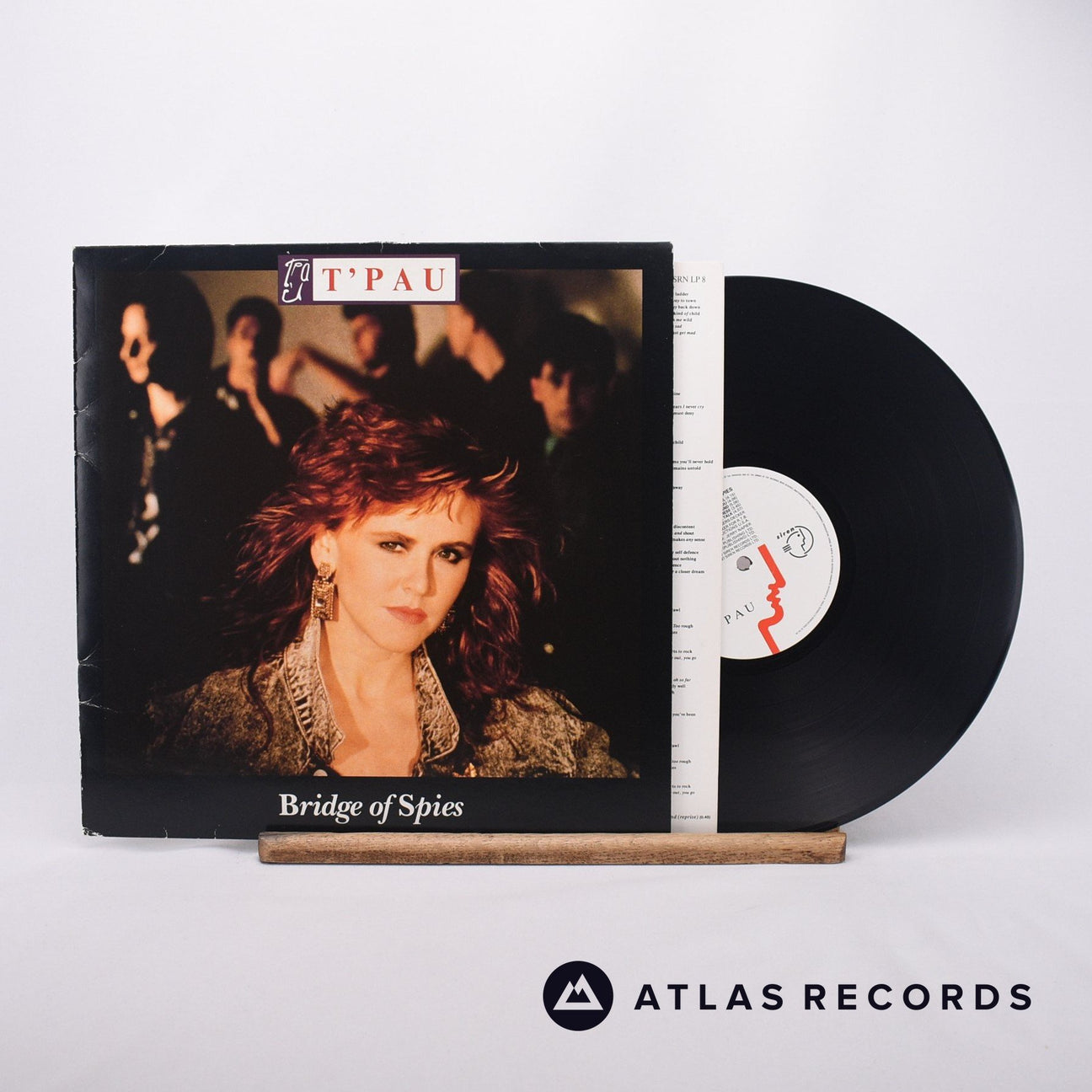 T'Pau Bridge Of Spies LP Vinyl Record - Front Cover & Record