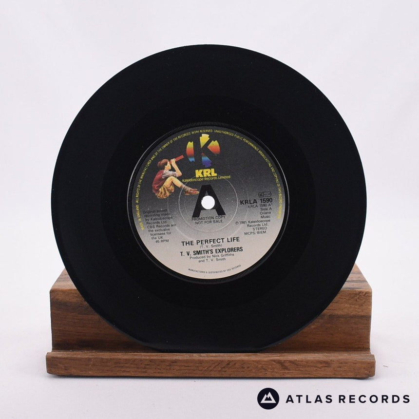 T.V. Smith's Explorers - The Perfect Life - Promo 7" Vinyl Record - EX/VG+