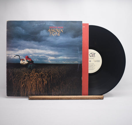 Depeche Mode A Broken Frame LP Vinyl Record - Front Cover & Record