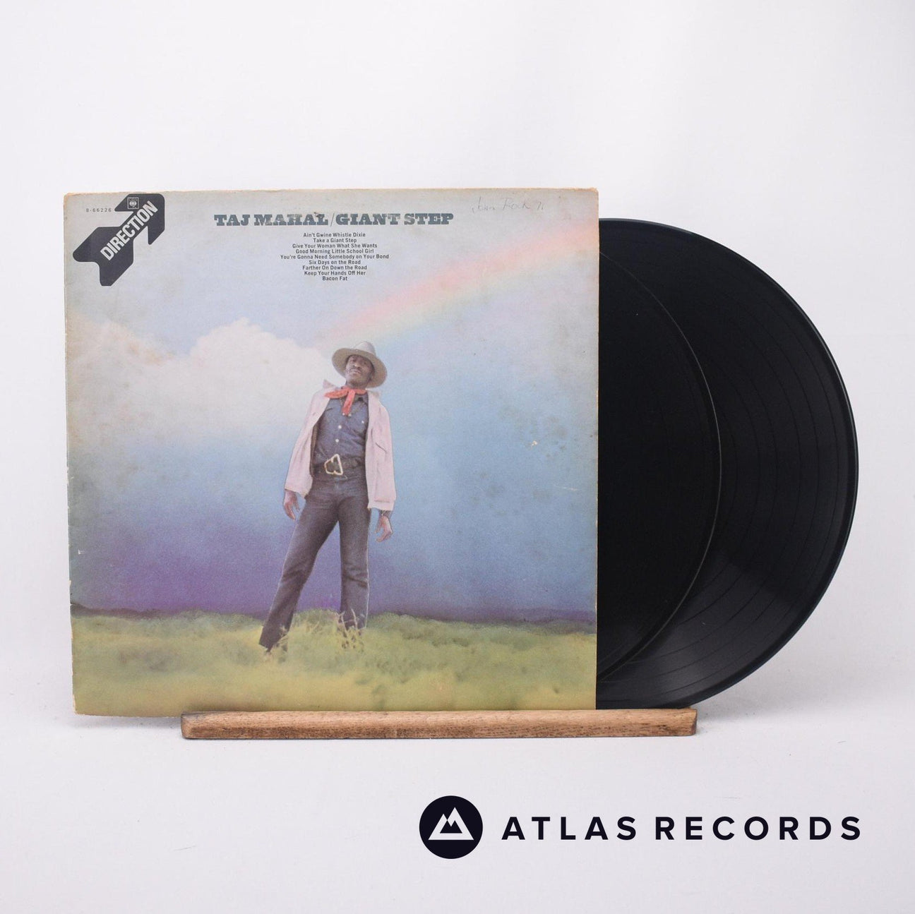 Taj Mahal Giant Step 2 x LP Vinyl Record - Front Cover & Record