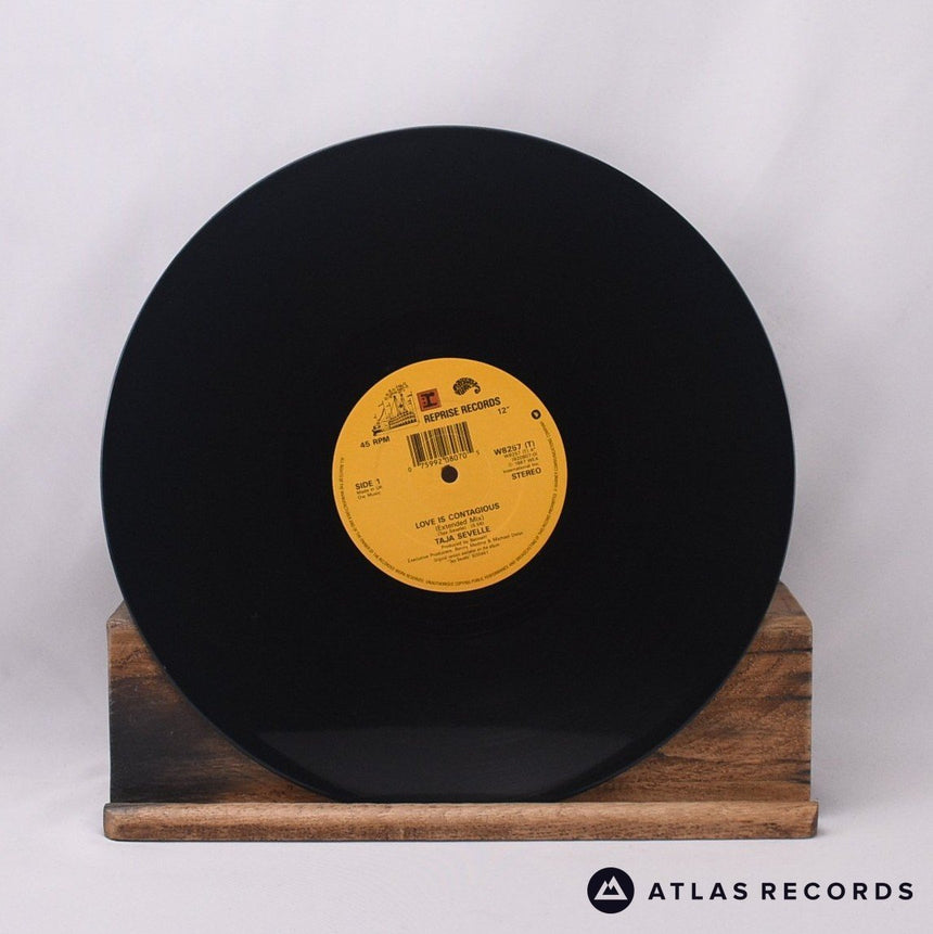 Taja Sevelle - Love Is Contagious - 12" Vinyl Record - VG+/VG+