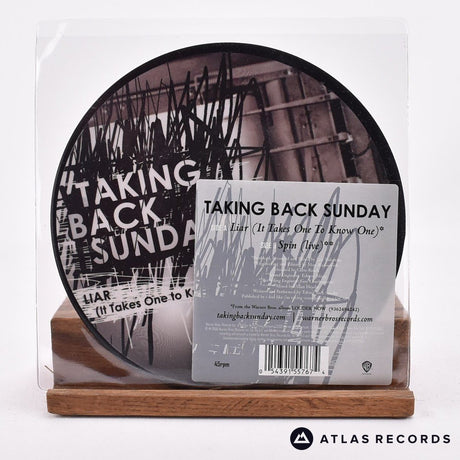 Taking Back Sunday Liar (It Takes One To Know One) 7" Vinyl Record - Front Cover & Record