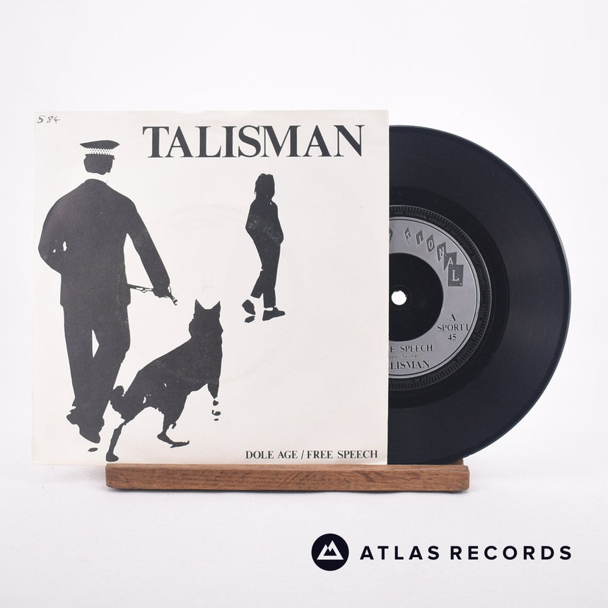 Talisman Dole Age/Free Speech 7" Vinyl Record - Front Cover & Record