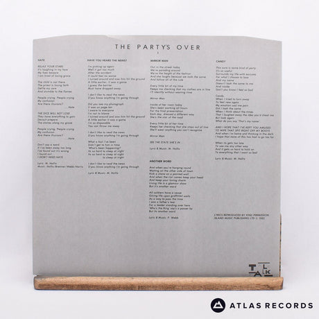 Talk Talk - The Party's Over - LP Vinyl Record - EX/EX