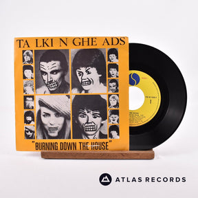 Talking Heads Burning Down The House 7" Vinyl Record - Front Cover & Record