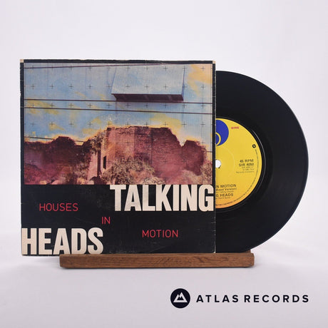 Talking Heads Houses In Motion 7" Vinyl Record - Front Cover & Record