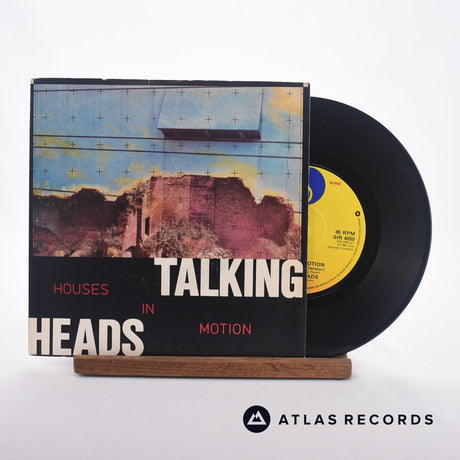 Talking Heads Houses In Motion 7" Vinyl Record - Front Cover & Record