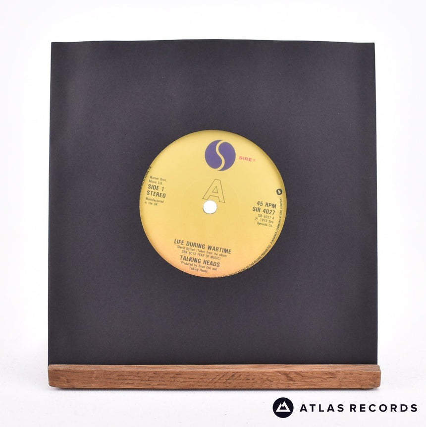 Talking Heads Life During Wartime 7" Vinyl Record - In Sleeve
