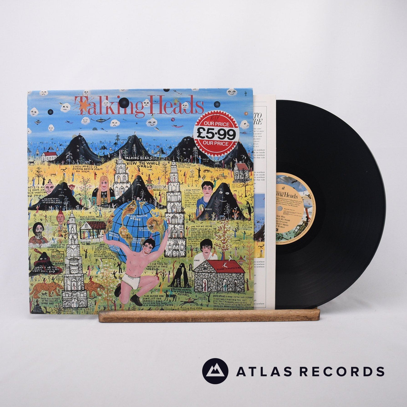 Talking Heads Little Creatures LP Vinyl Record - Front Cover & Record