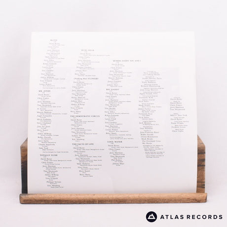 Talking Heads - Naked - Lyric Sheet LP Vinyl Record - NM/EX