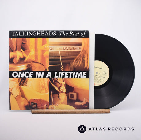 Talking Heads Once In A Lifetime - The Best of Talking Heads LP Vinyl Record - Front Cover & Record