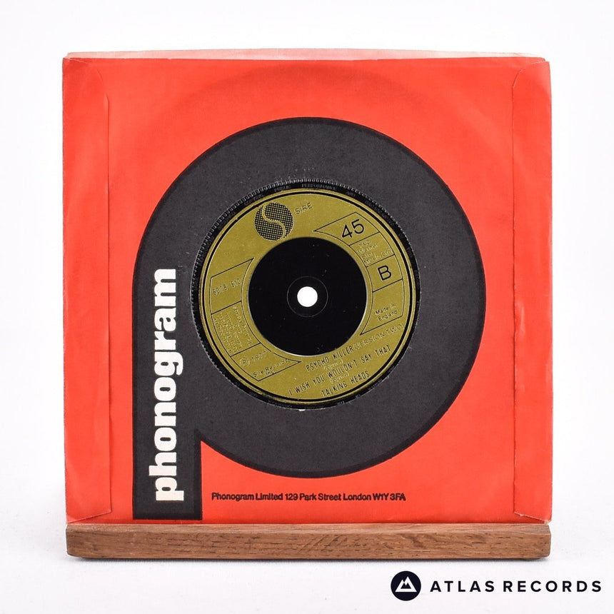 Talking Heads - Psycho Killer - 7" Vinyl Record - VG+/VG+
