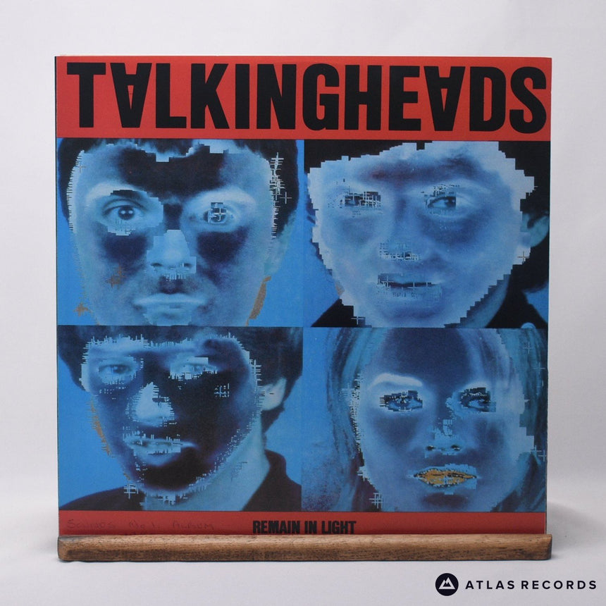 Talking Heads - Remain In Light - Lyric Sheet Strawberry LP Vinyl Record - EX/EX