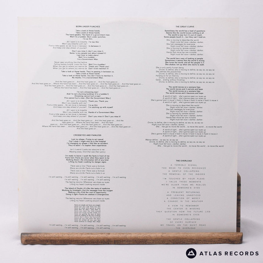 Talking Heads - Remain In Light - Lyric Sheet Reissue LP Vinyl Record - EX/EX