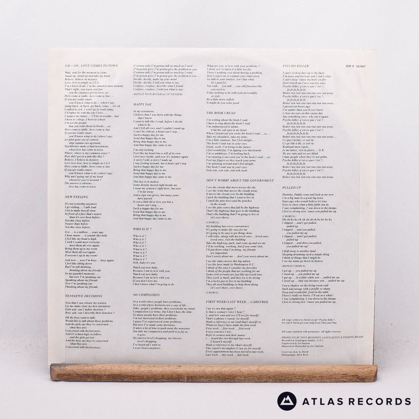 Talking Heads - Talking Heads: 77 - Reissue Strawberry LP Vinyl Record - EX/EX