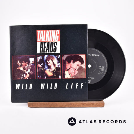 Talking Heads Wild Wild Life 7" Vinyl Record - Front Cover & Record