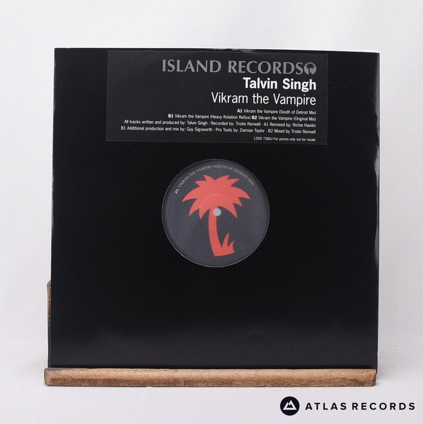 Talvin Singh - Vikram The Vampire (South Of Detroit Mix) - 12" Vinyl Record - EX