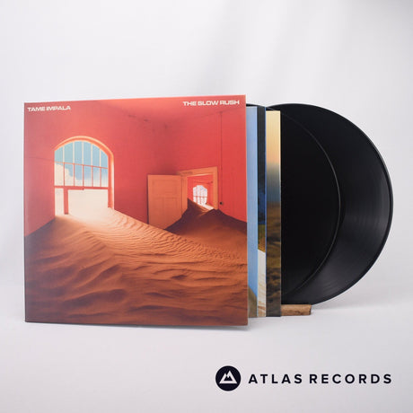 Tame Impala The Slow Rush 2 x LP Vinyl Record - Front Cover & Record