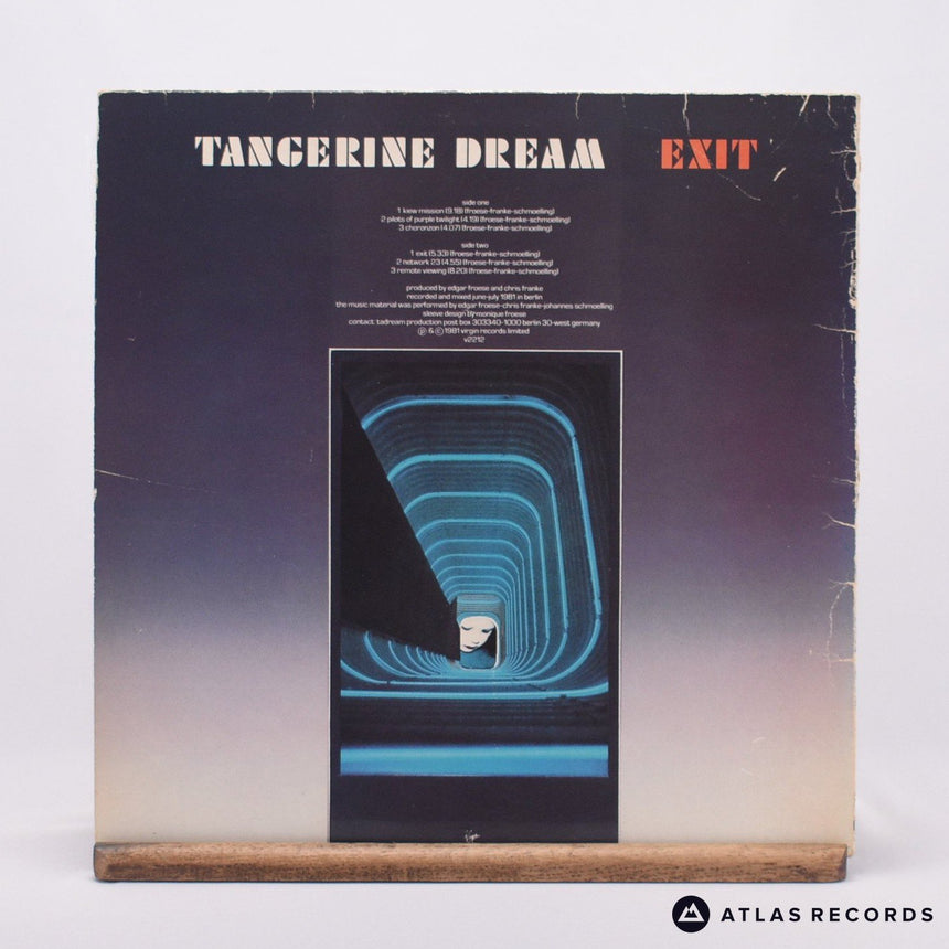 Tangerine Dream - Exit - Merch Insert A2 B2 LP Vinyl Record - VG/VG+