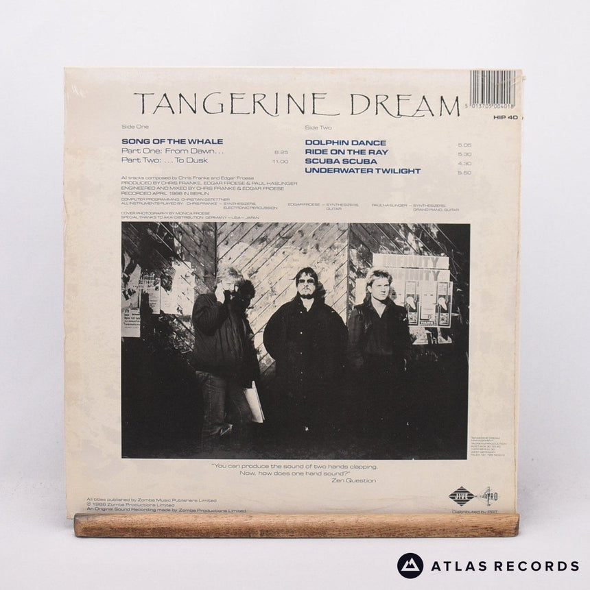 Tangerine Dream - Underwater Sunlight - LP Vinyl Record - EX/EX