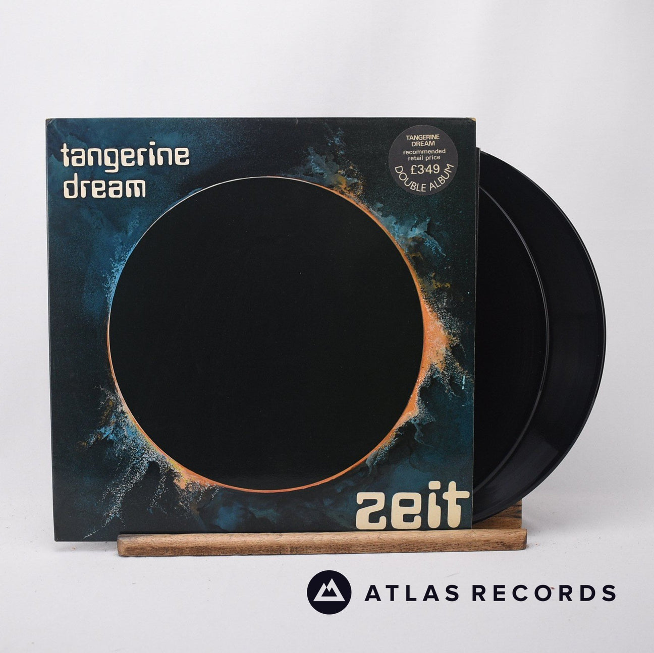 Tangerine Dream Zeit 2 x LP Vinyl Record - Front Cover & Record