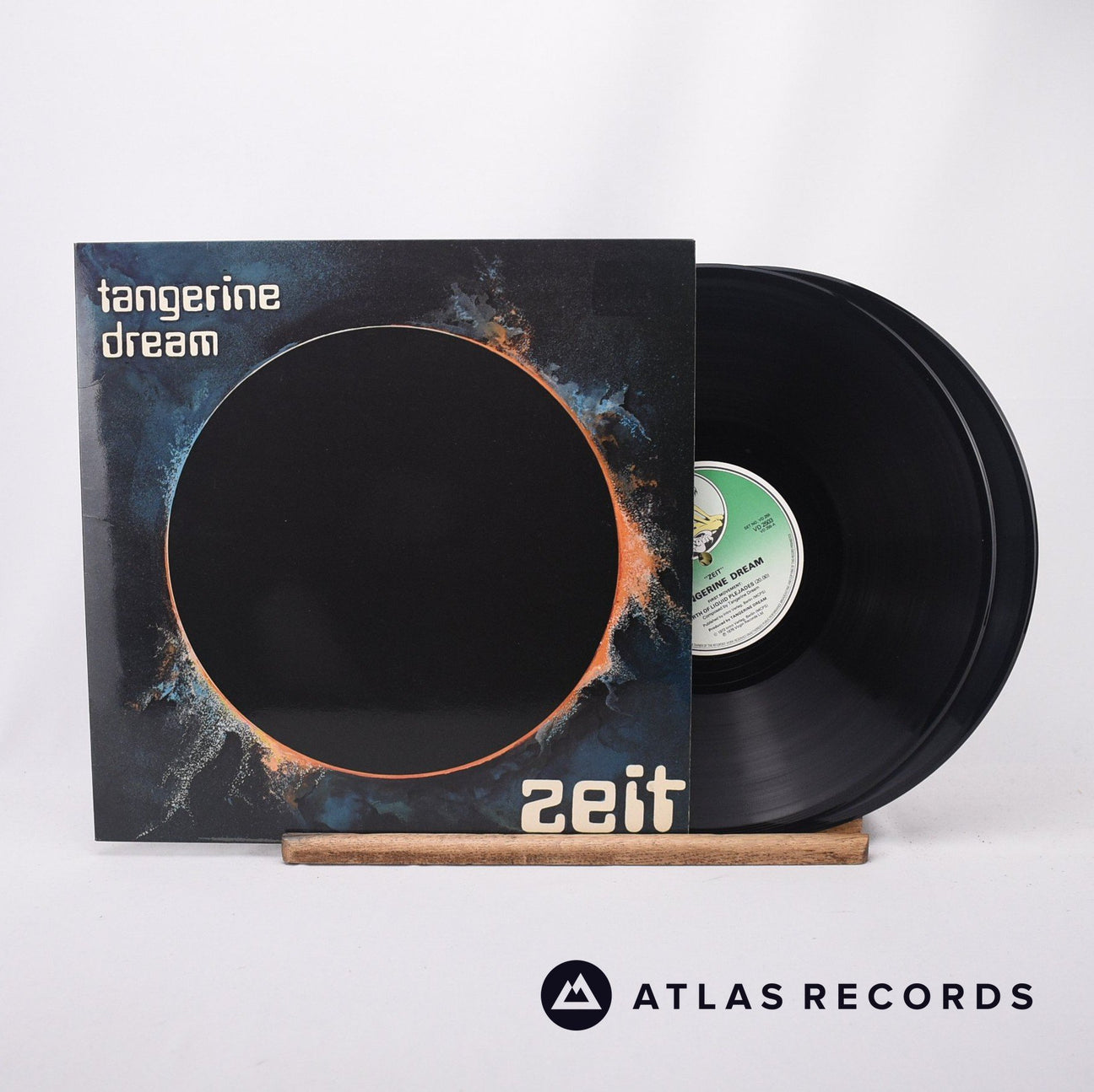 Tangerine Dream Zeit 2 x LP Vinyl Record - Front Cover & Record