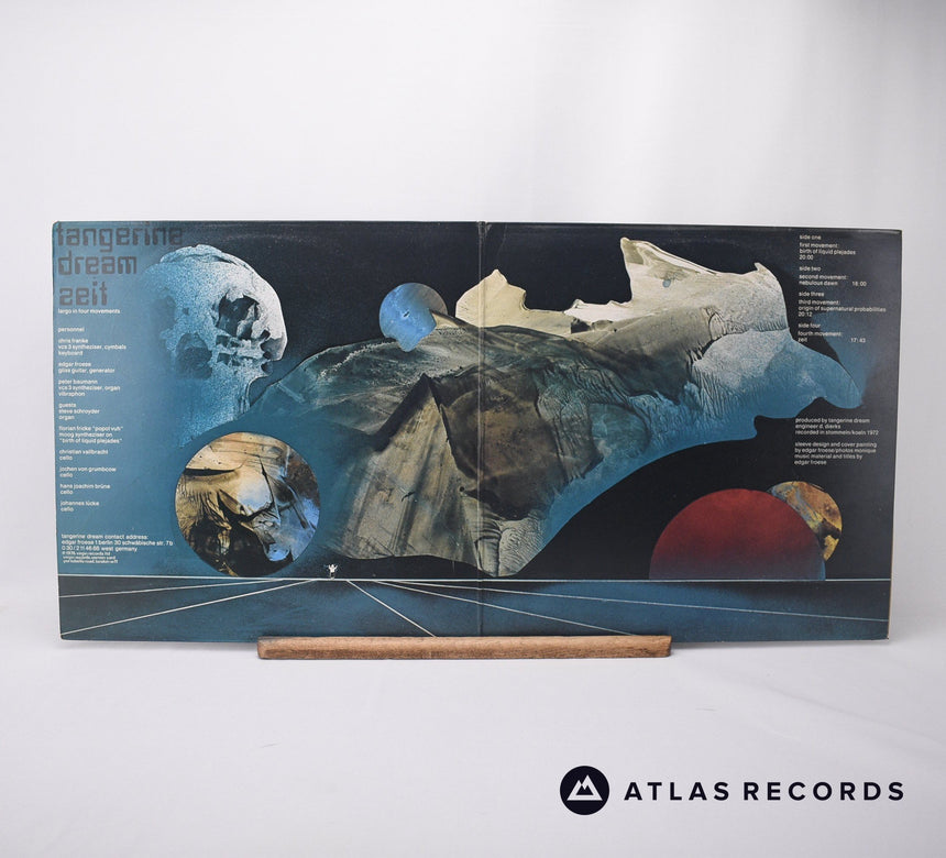 Tangerine Dream - Zeit - First Uk Press Gatefold 2 x LP Vinyl Record - EX/VG+